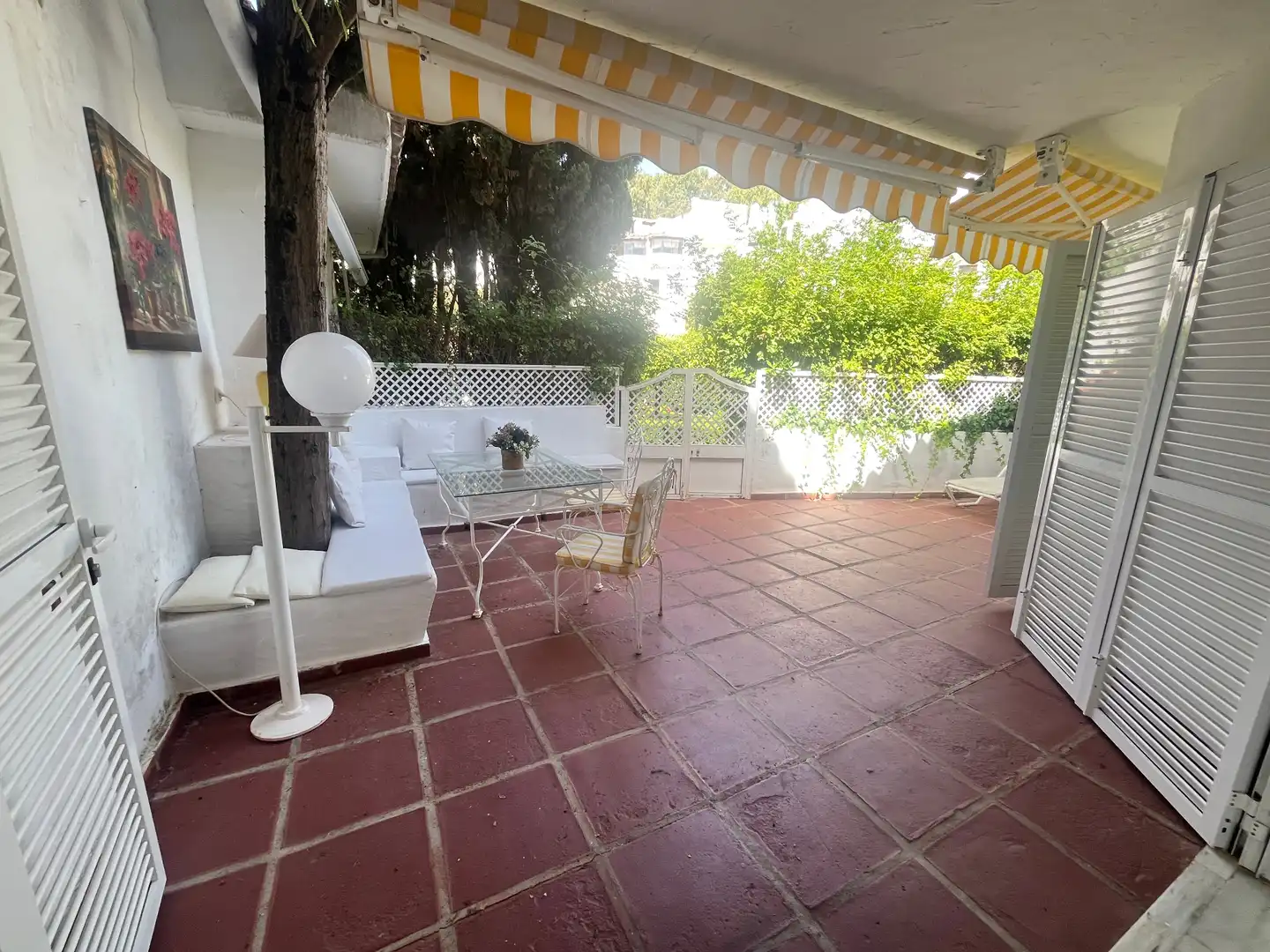 Terrace of Flat for rent in Marbella  with Air Conditioner, Heating and Furnished