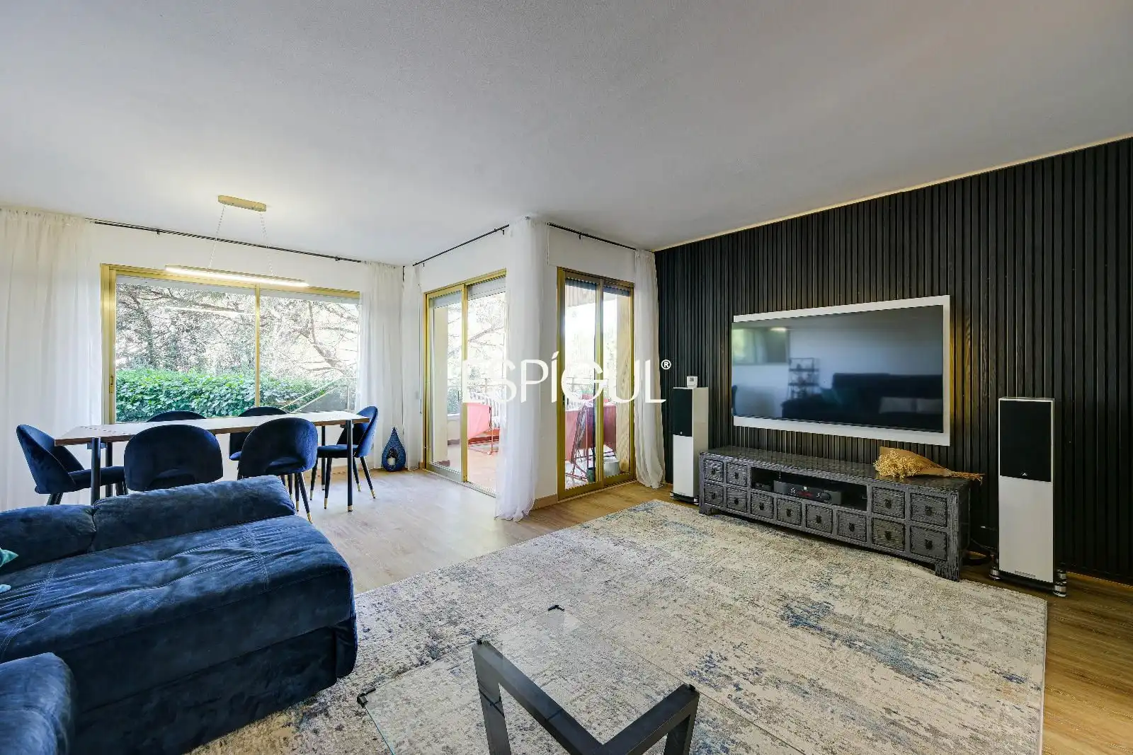 Wohnzimmer von Wohnung zum Verkauf in Sant Feliu de Guíxols mit Klimaanlage, Heizung und Terrasse