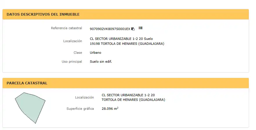 Terreny residencial en venda a Tórtola de Henares, imagen 5