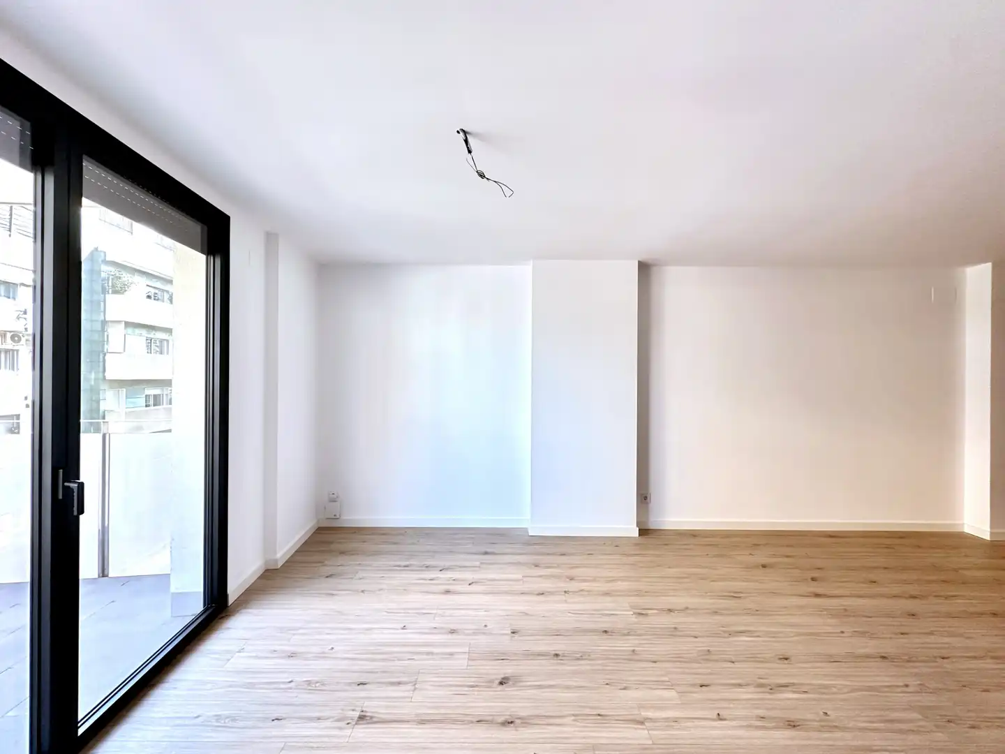 Wohnzimmer von Wohnung zum Verkauf in Badalona mit Klimaanlage, Heizung und Parkett
