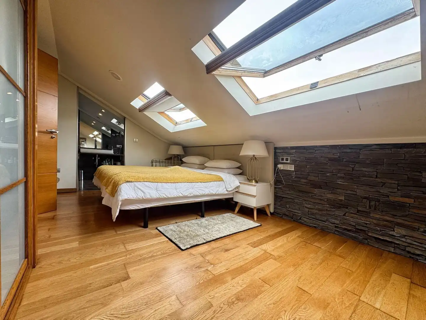 Bedroom of Flat for sale in O Grove    with Heating, Terrace and Furnished