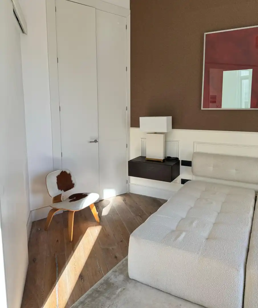 Dormitori de Pis de lloguer en Barcelona amb Aire condicionat, Calefacció i Parquet
