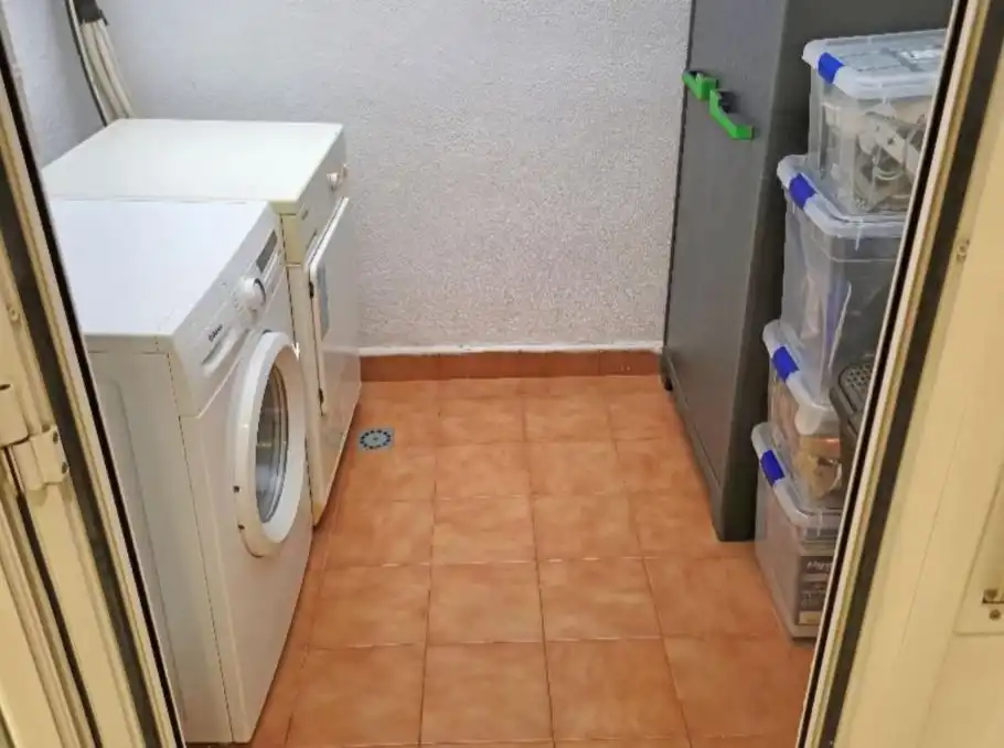 Cuina de Dúplex en venda en Badalona amb Aire condicionat, Calefacció i Moblat