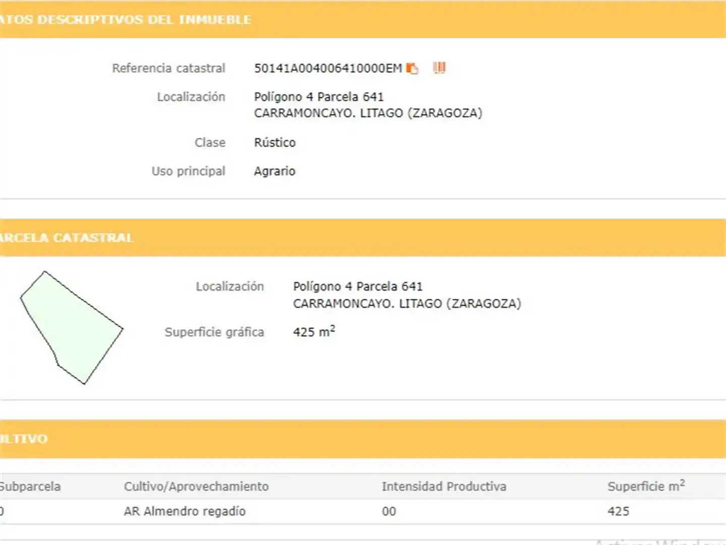 Parking de Residencial en venta en Litago