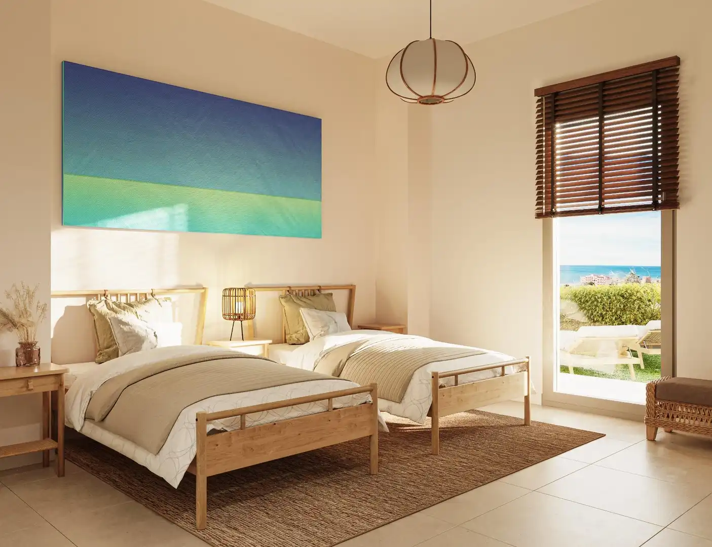 Bedroom of Ground floor for sale in Rincón de la Victoria  with Air Conditioner, Heating and Private garden