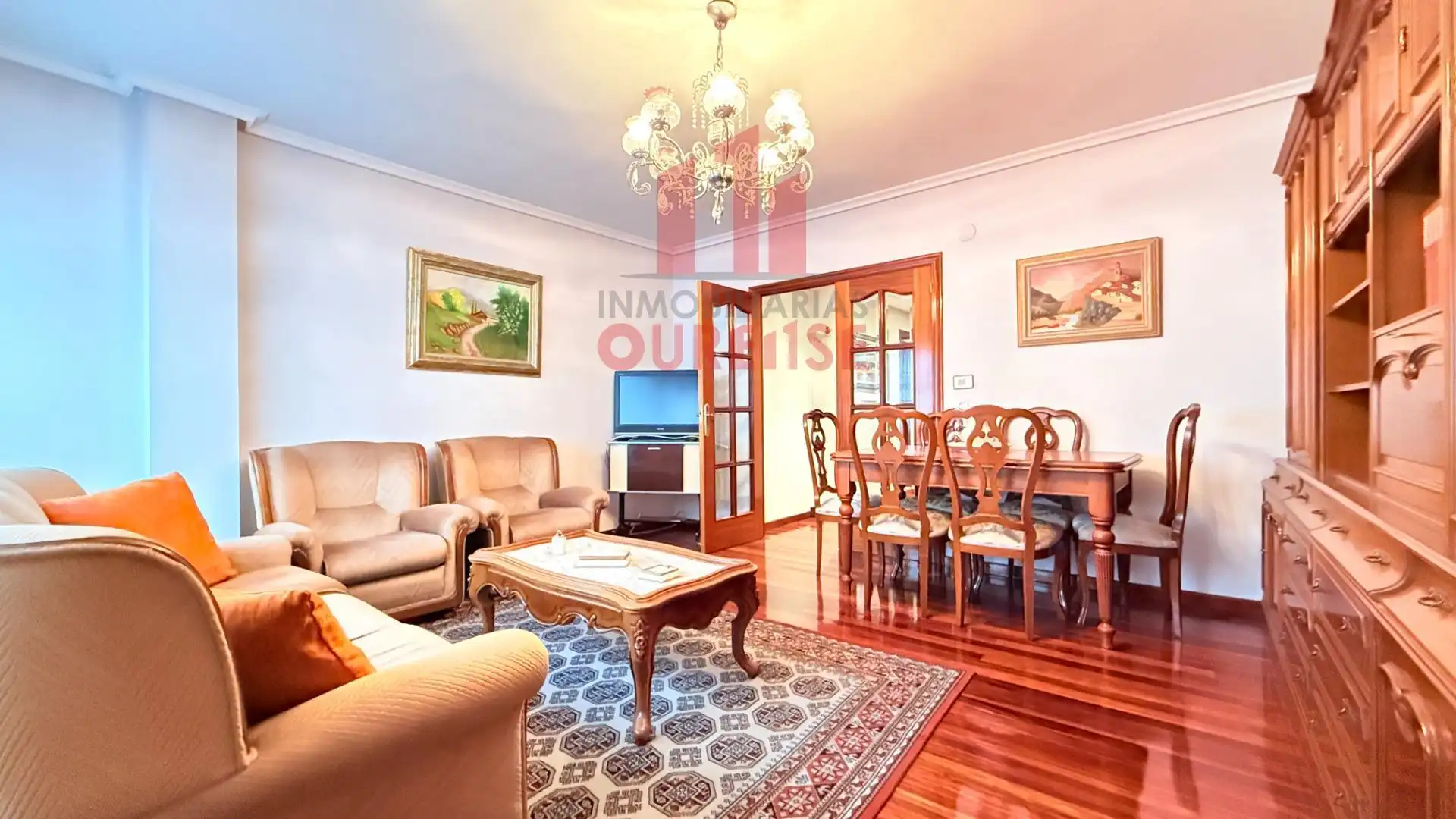 Living room of Flat for rent in Ourense Capital   with Furnished