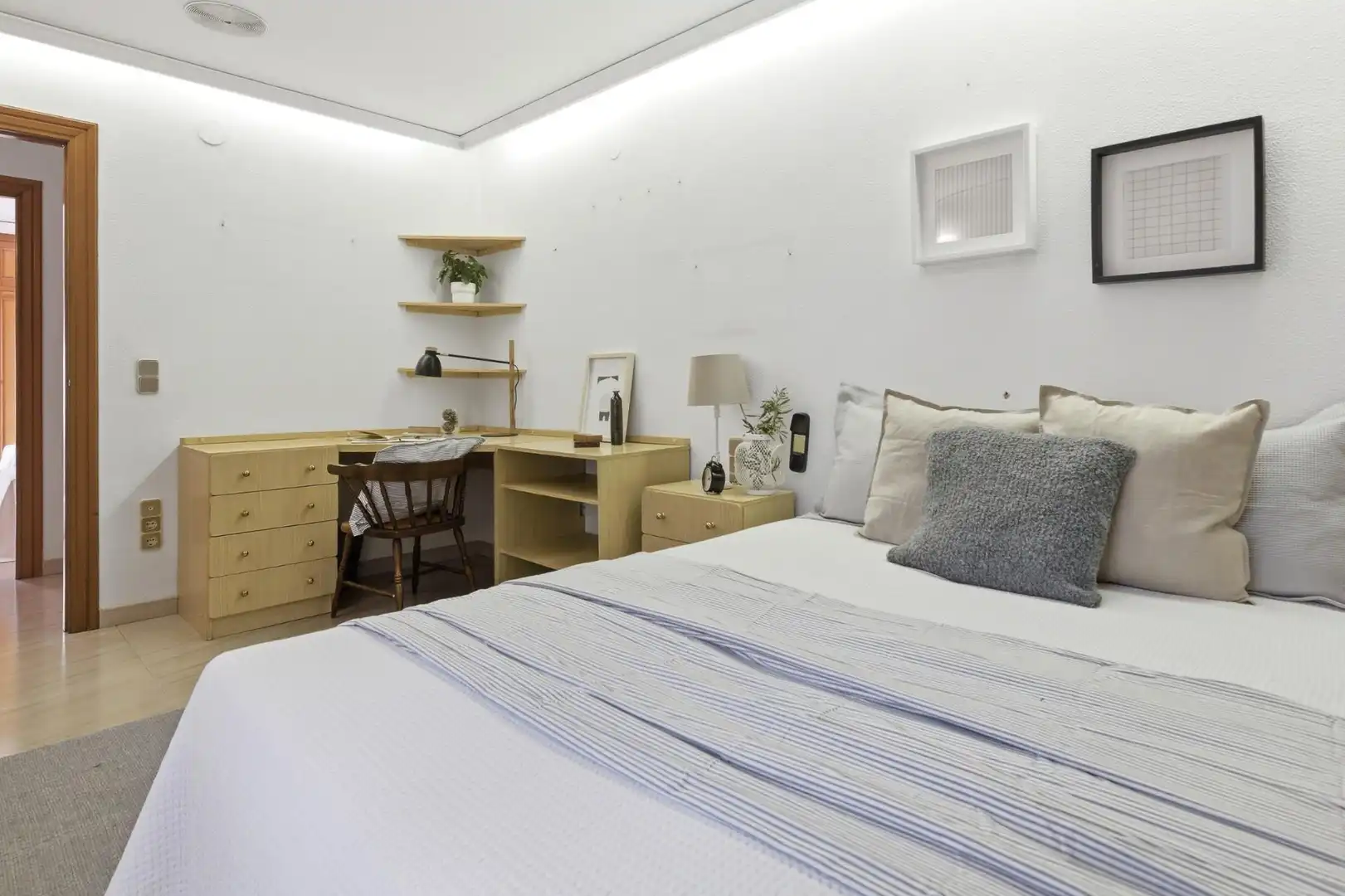 Schlafzimmer von Haus oder Chalet zum Verkauf in Benirredrà mit Klimaanlage, Terrasse und Abstellraum