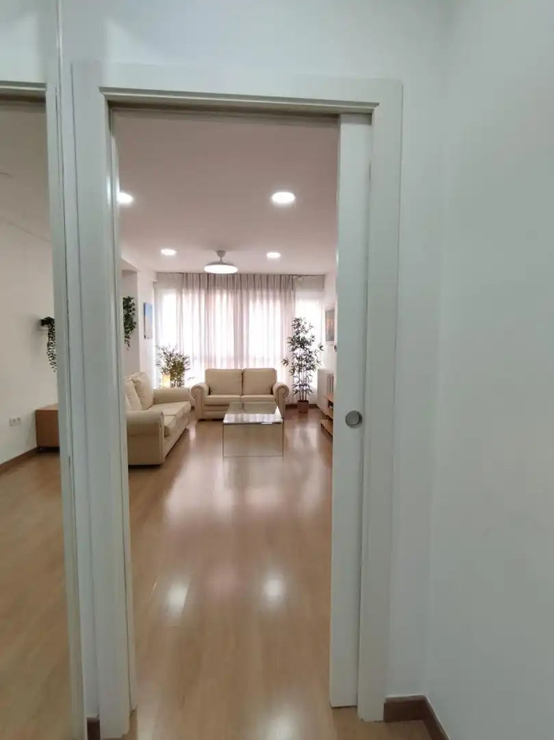 Sala de estar de Piso de alquiler en Murcia con Aire acondicionado, Calefacción y Amueblado