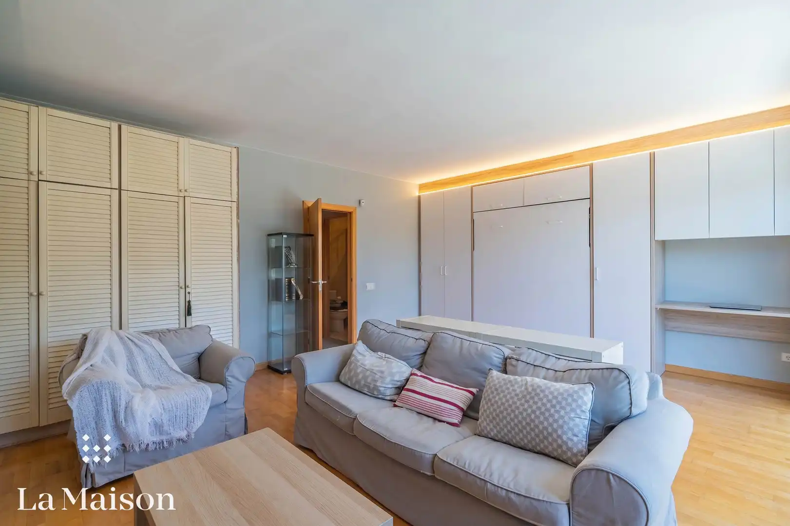 Sala de estar de Casa adosada en venta en Cabrils con Aire acondicionado, Calefacción y Jardín privado