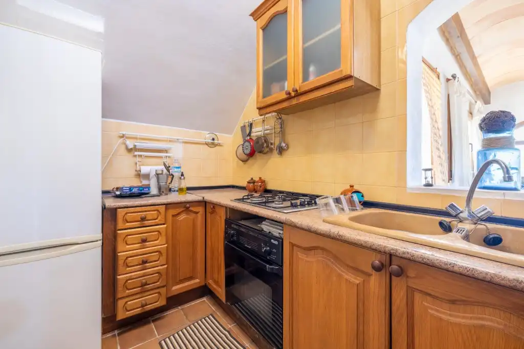 Küche von Haus oder Chalet zum Verkauf in Puigpunyent mit Privatgarten, Terrasse und Schwimmbad