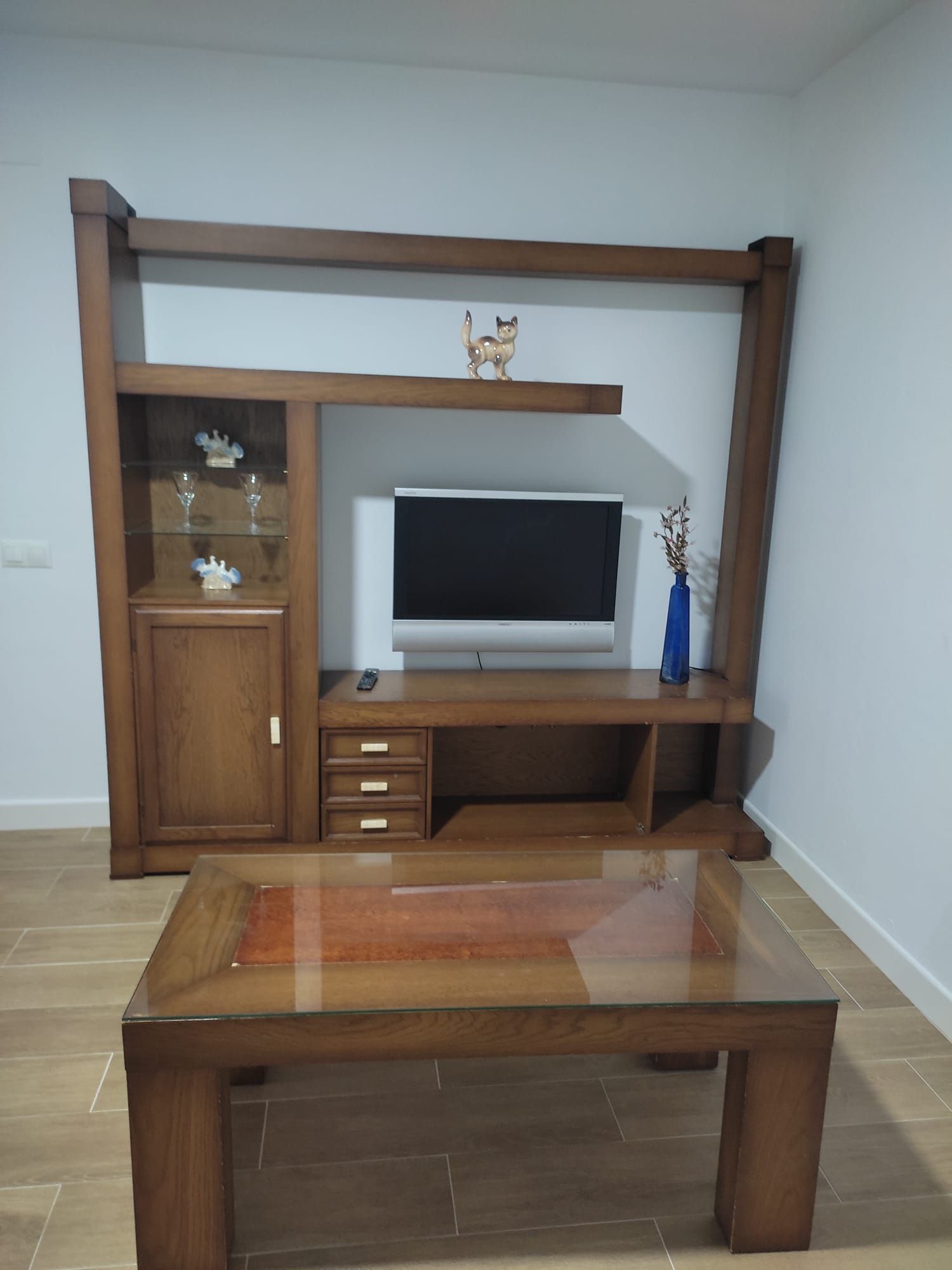 Sala d'estar de Pis de lloguer en Málaga Capital amb Moblat, Rentadora i Microones