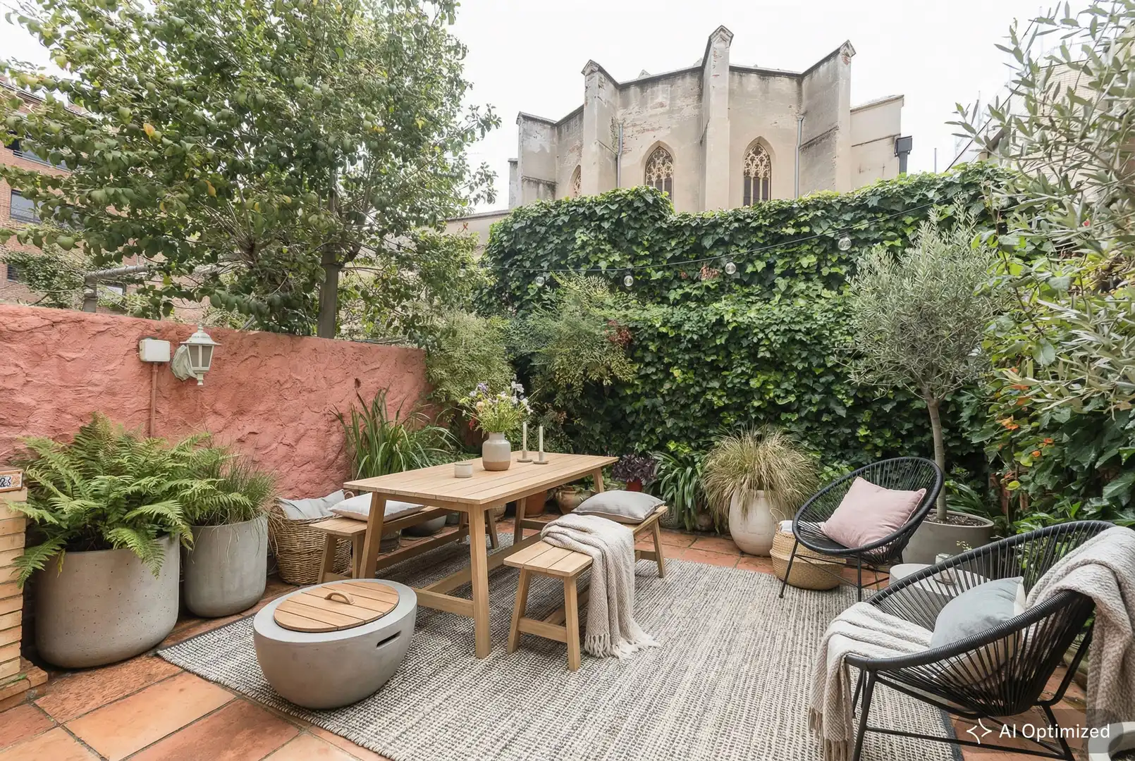 Terrace of Detached homes for sale in  Barcelona Capital  with Heating, Private garden and Parquet flooring