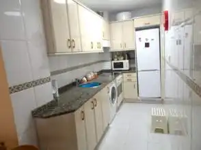 Kitchen of Flat for rent in Gijón   with Heating, Parquet flooring and Furnished