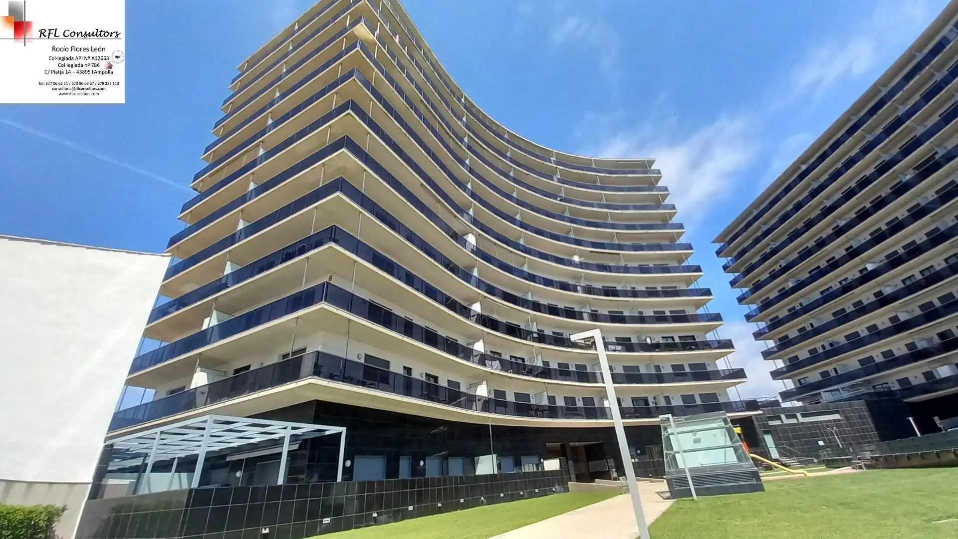 Vista exterior de Apartamento en venta en L'Ampolla con Terraza, Amueblado y Piscina comunitaria