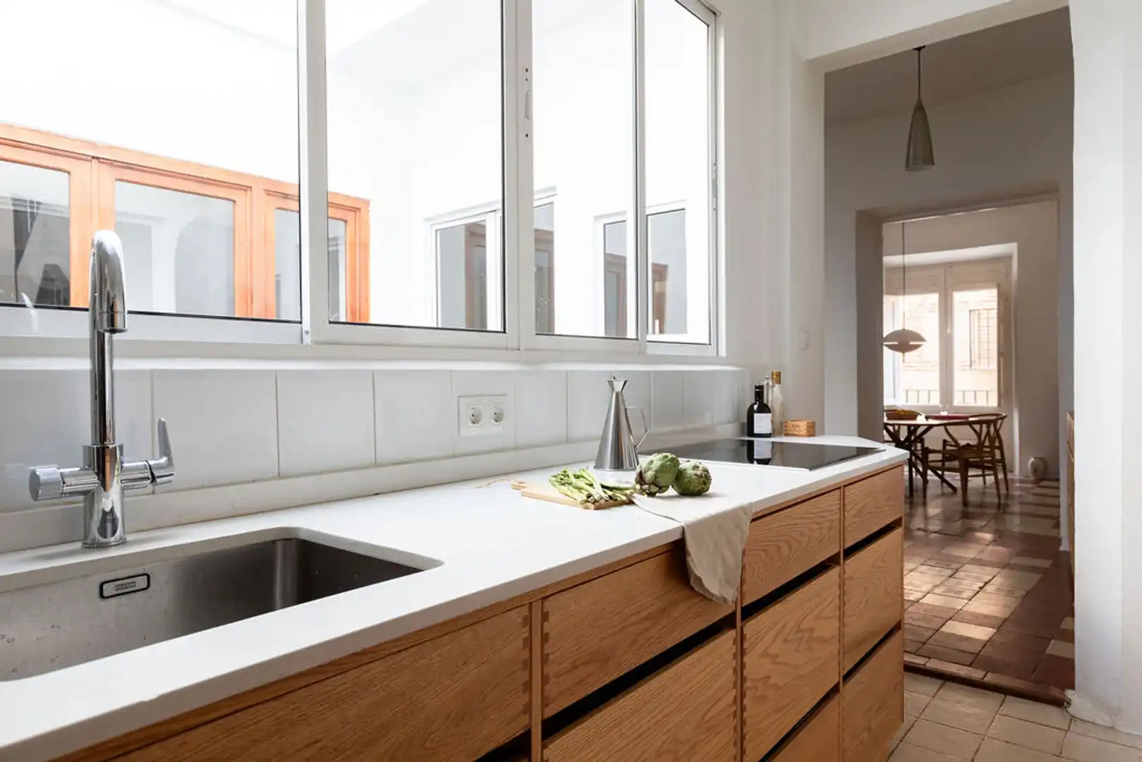 Cocina de Casa adosada en venta en Málaga con Terraza y Balcón