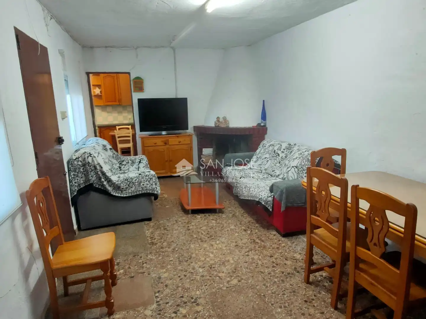 Sala d'estar de Casa o xalet en venda en Novelda amb Jardí privat, Terrassa i Traster