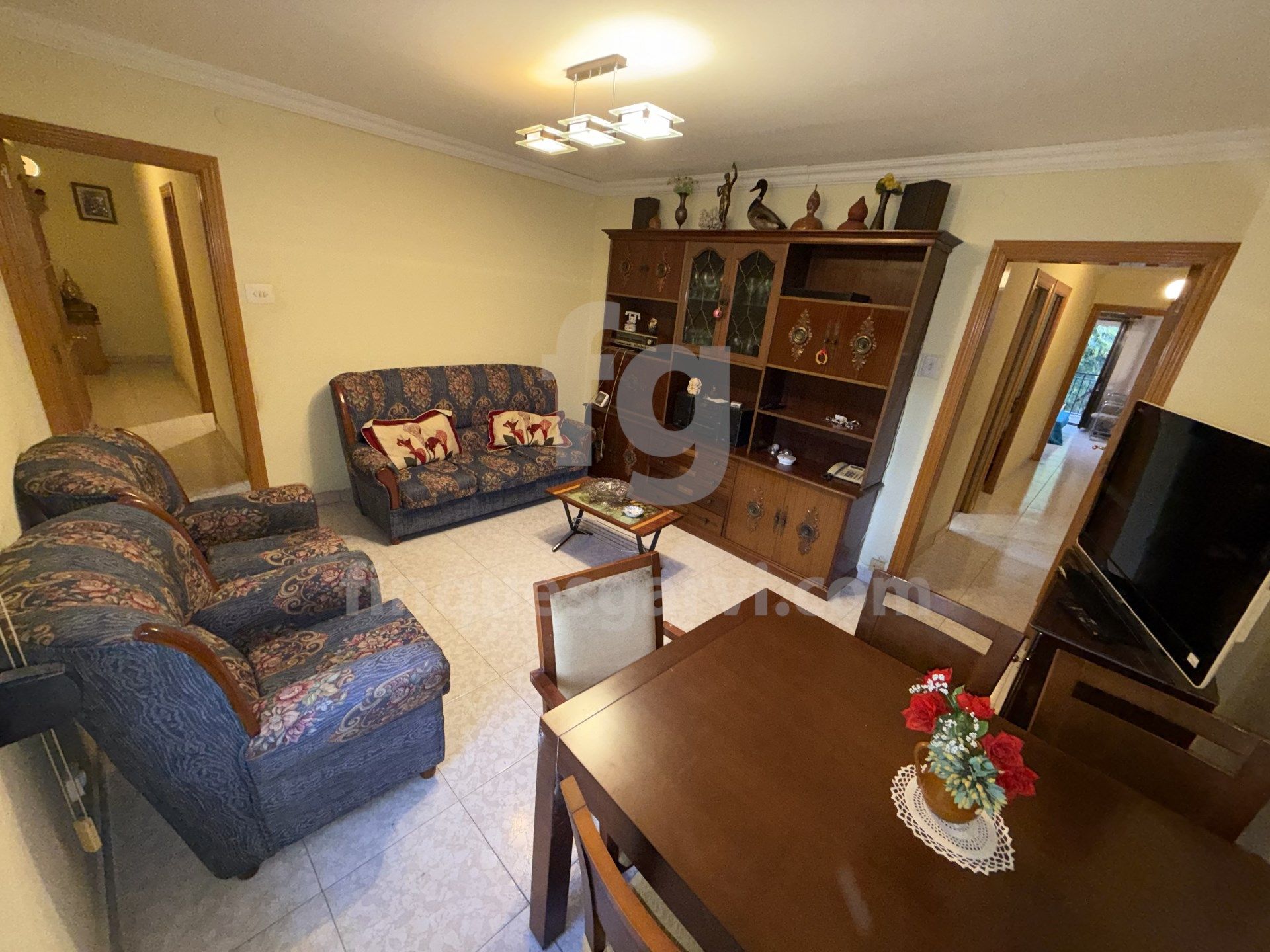 Living room of Flat for sale in  Barcelona Capital  with Balcony