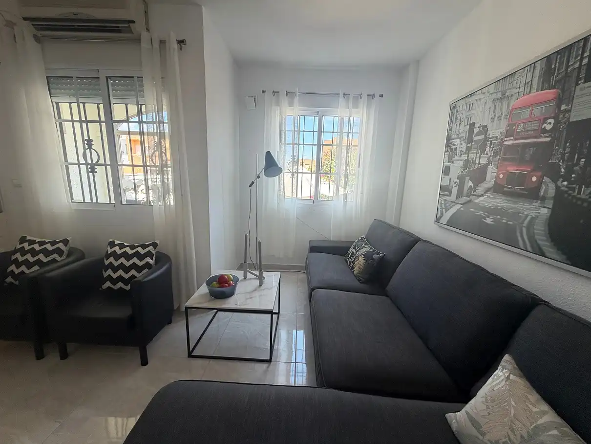 Living room of Detached homes for sale in Santa Pola  with Air Conditioner, Terrace and Balcony
