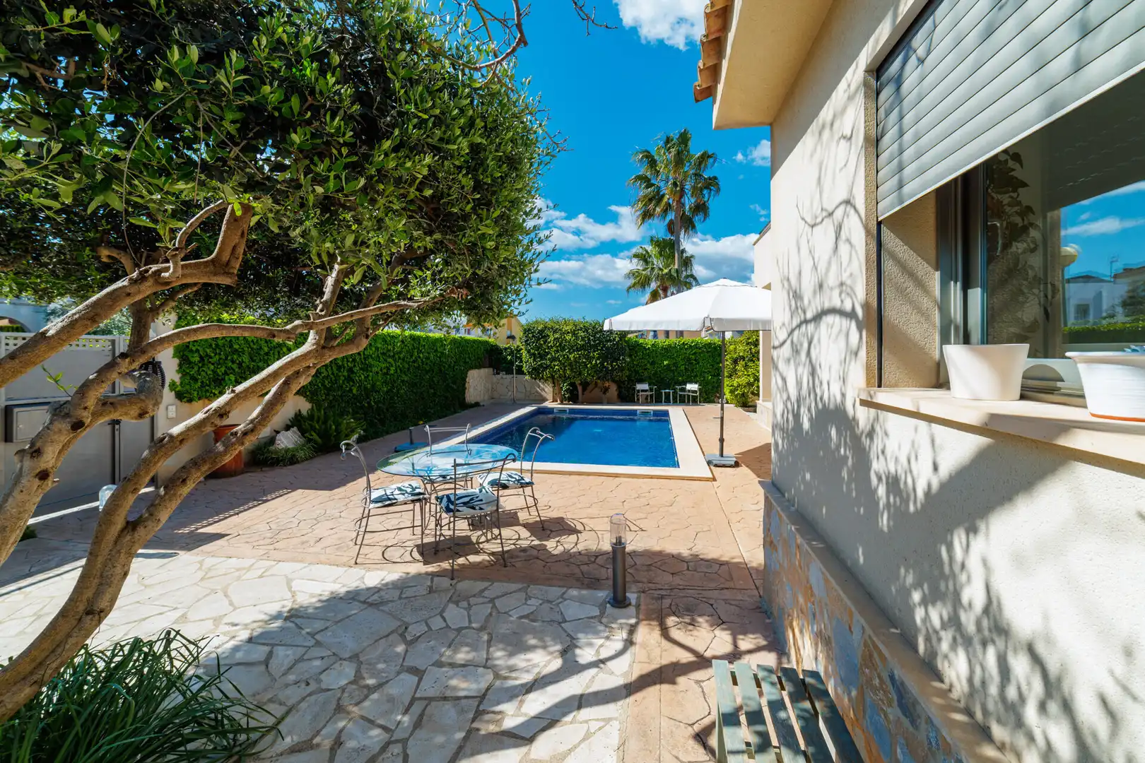 Piscina de Casa o xalet en venda en Marratxí amb Aire condicionat, Jardí privat i Terrassa