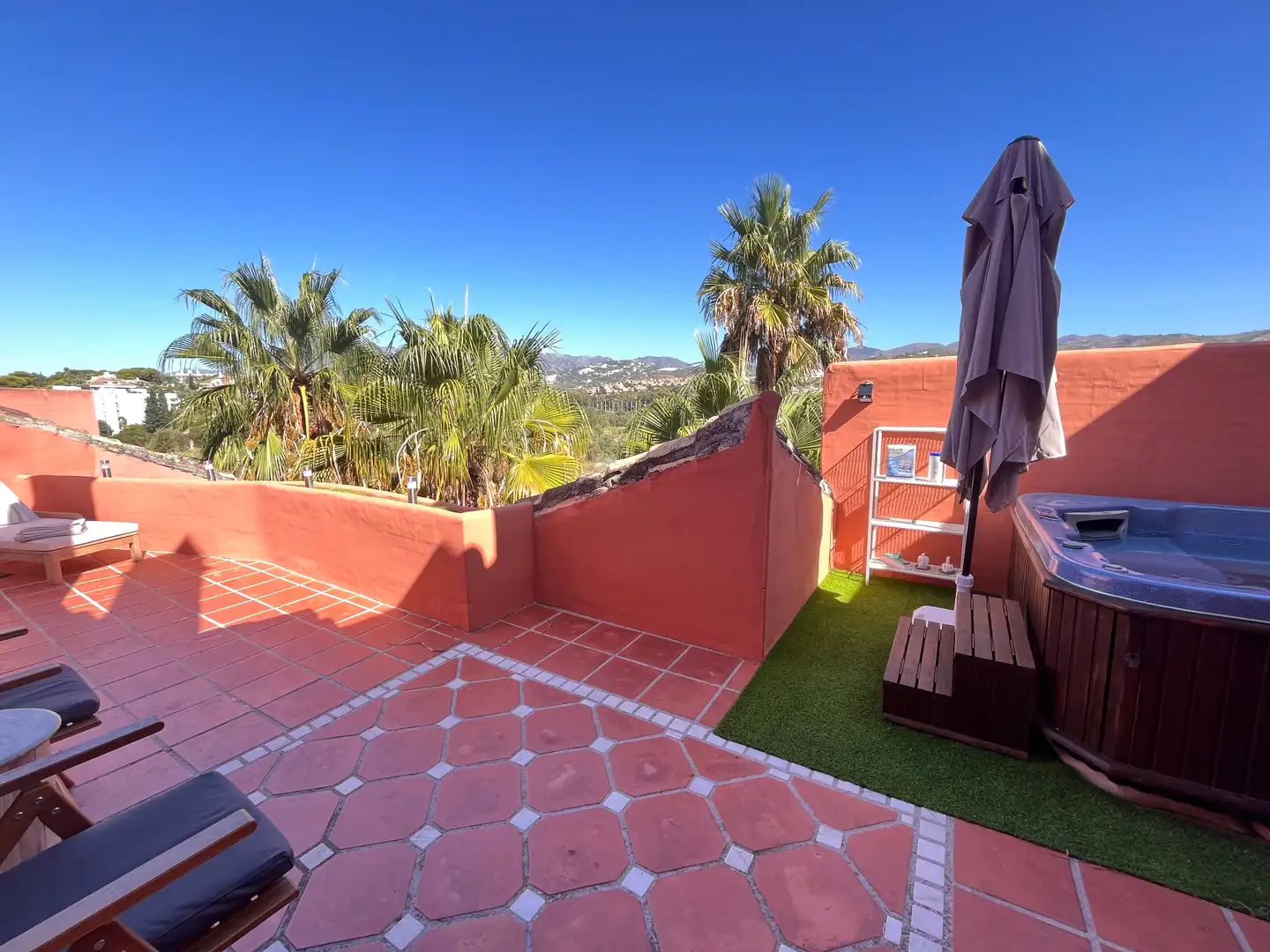 Terrace of Attic for rent in Marbella  with Air Conditioner, Heating and Terrace