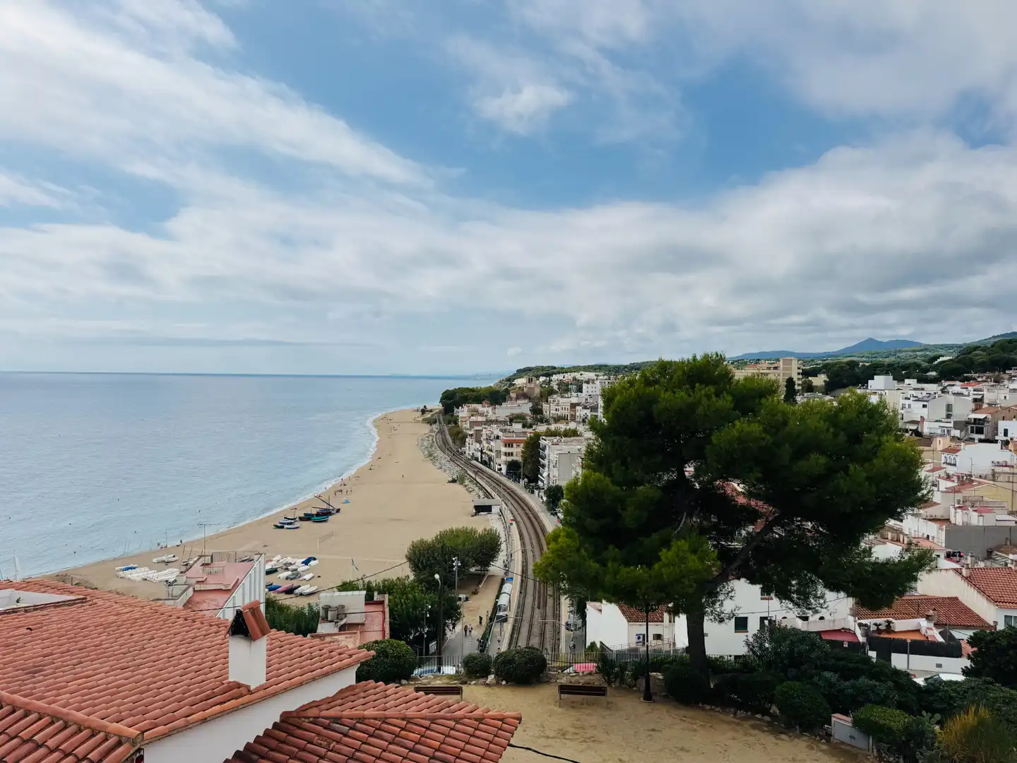 Vista exterior de Pis en venda en Sant Pol de Mar amb Aire condicionat, Calefacció i Terrassa