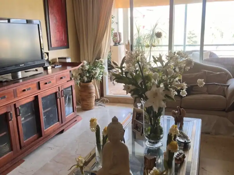 Living room of Flat for share in San Pedro de Alcántara