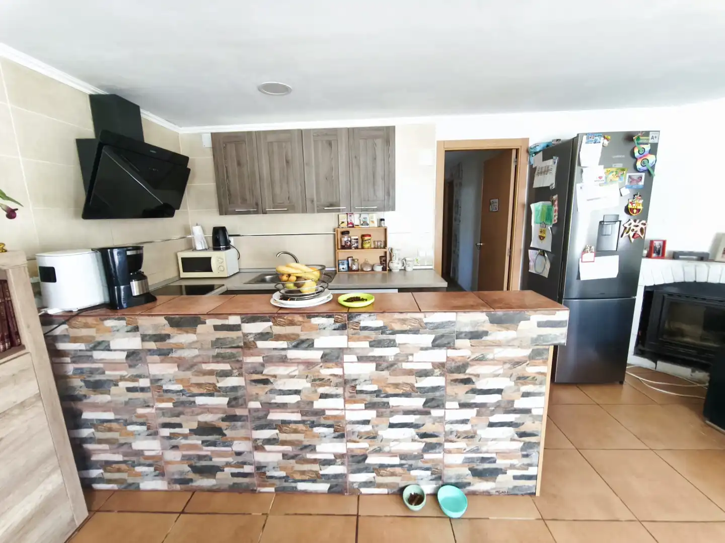 Cuina de Casa o xalet en venda en Mont-roig del Camp amb Aire condicionat, Calefacció i Jardí privat