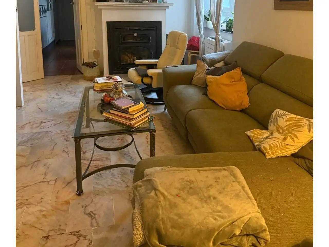 Living room of Houses for sale in Don Benito  with Air Conditioner, Private garden and Swimming Pool