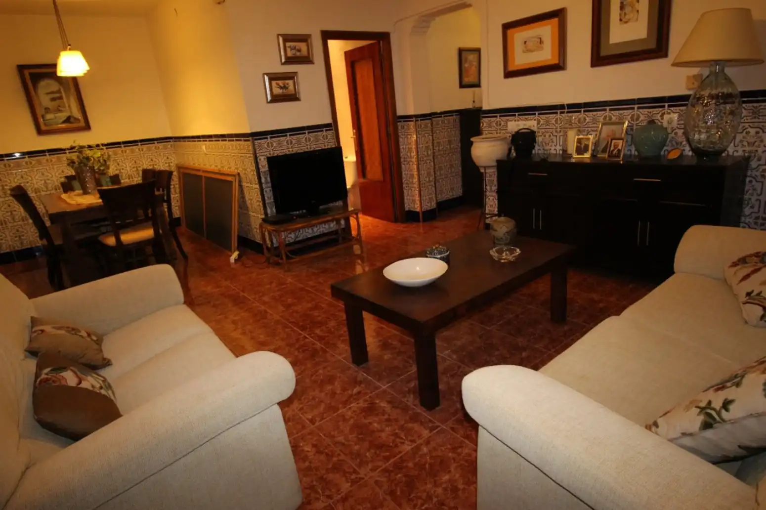 Sala de estar de Casa o chalet en venta en Torremayor con Parquet, Terraza y Trastero