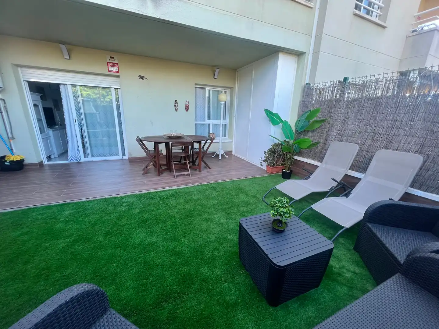 Terrasse von Wohnung zur Miete in Altafulla mit Klimaanlage, Heizung und Privatgarten