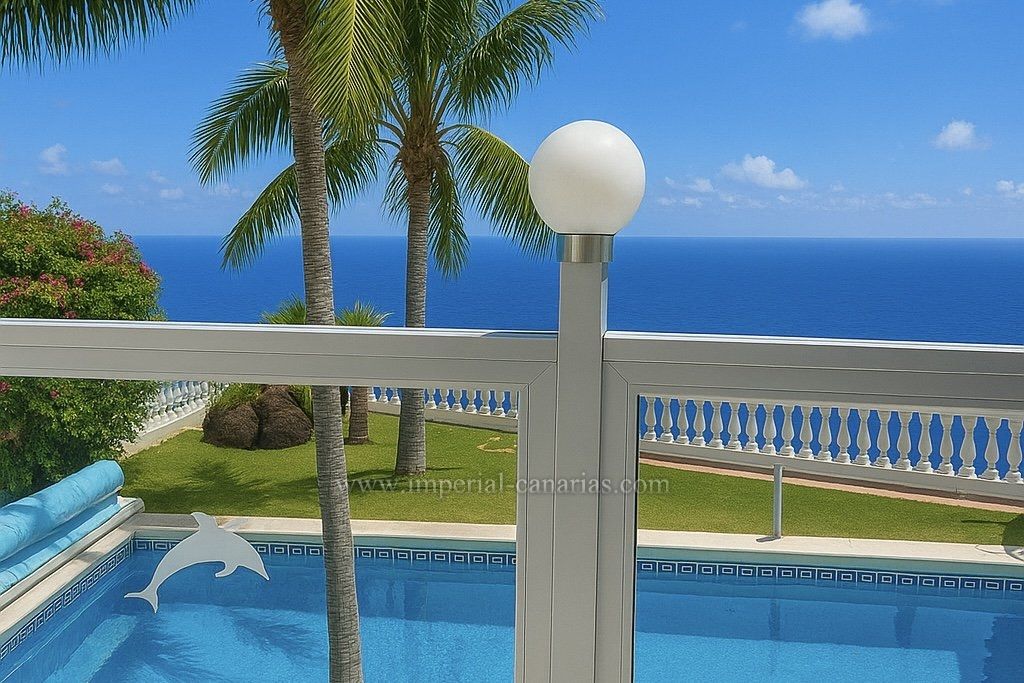 Piscina de Casa o xalet en venda en La Matanza de Acentejo amb Jardí privat, Terrassa i Piscina