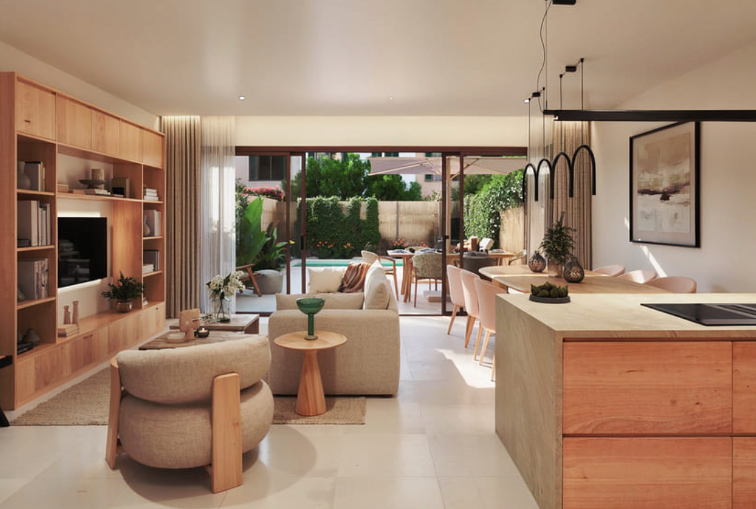 Living room of Single-family semi-detached for sale in Campos  with Air Conditioner, Heating and Private garden