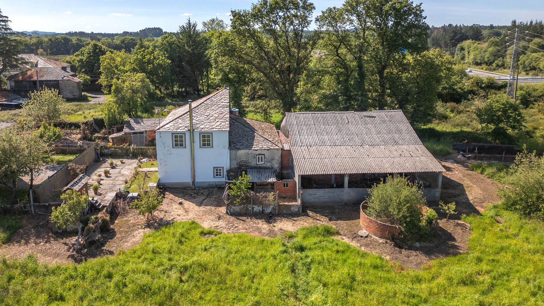 Exterior view of Country house for sale in Rábade  with Furnished