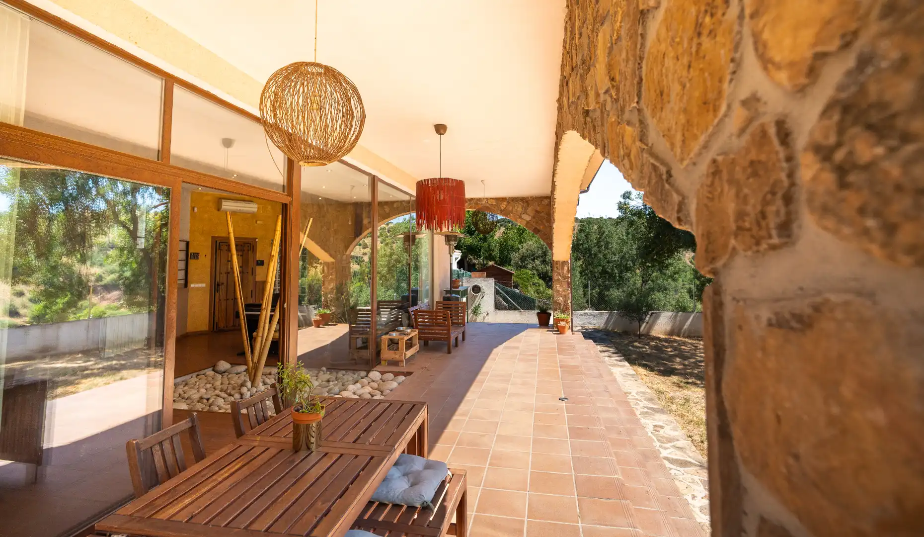 Terrassa de Casa o xalet en venda en Cabanillas de la Sierra amb Jardí privat i Terrassa