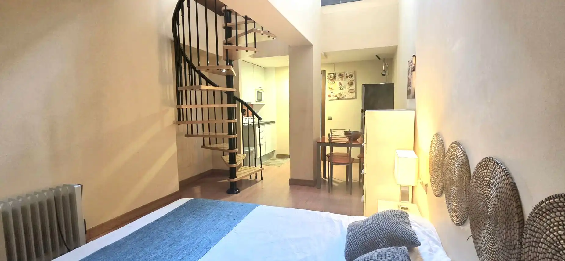 Habitación de Dúplex de alquiler en Barcelona con Aire acondicionado, Calefacción y Terraza