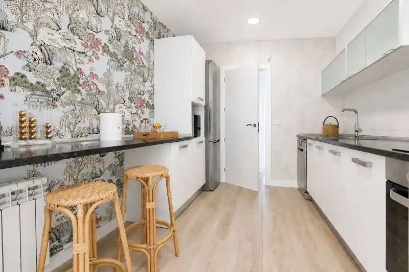 Cocina de Casa adosada en venta en Vegas de Matute con Aire acondicionado, Calefacción y Trastero