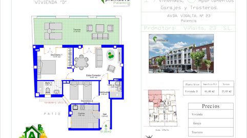 Foto 2 de Ático en venta en Avenida Viñalta, 23, Allende el Río, Palencia Capital