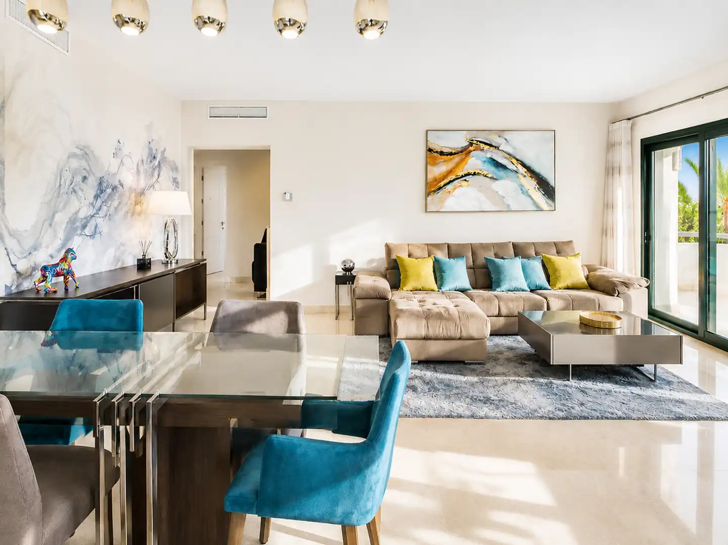 Living room of Apartments for sale in Benahavís  with Terrace and Balcony