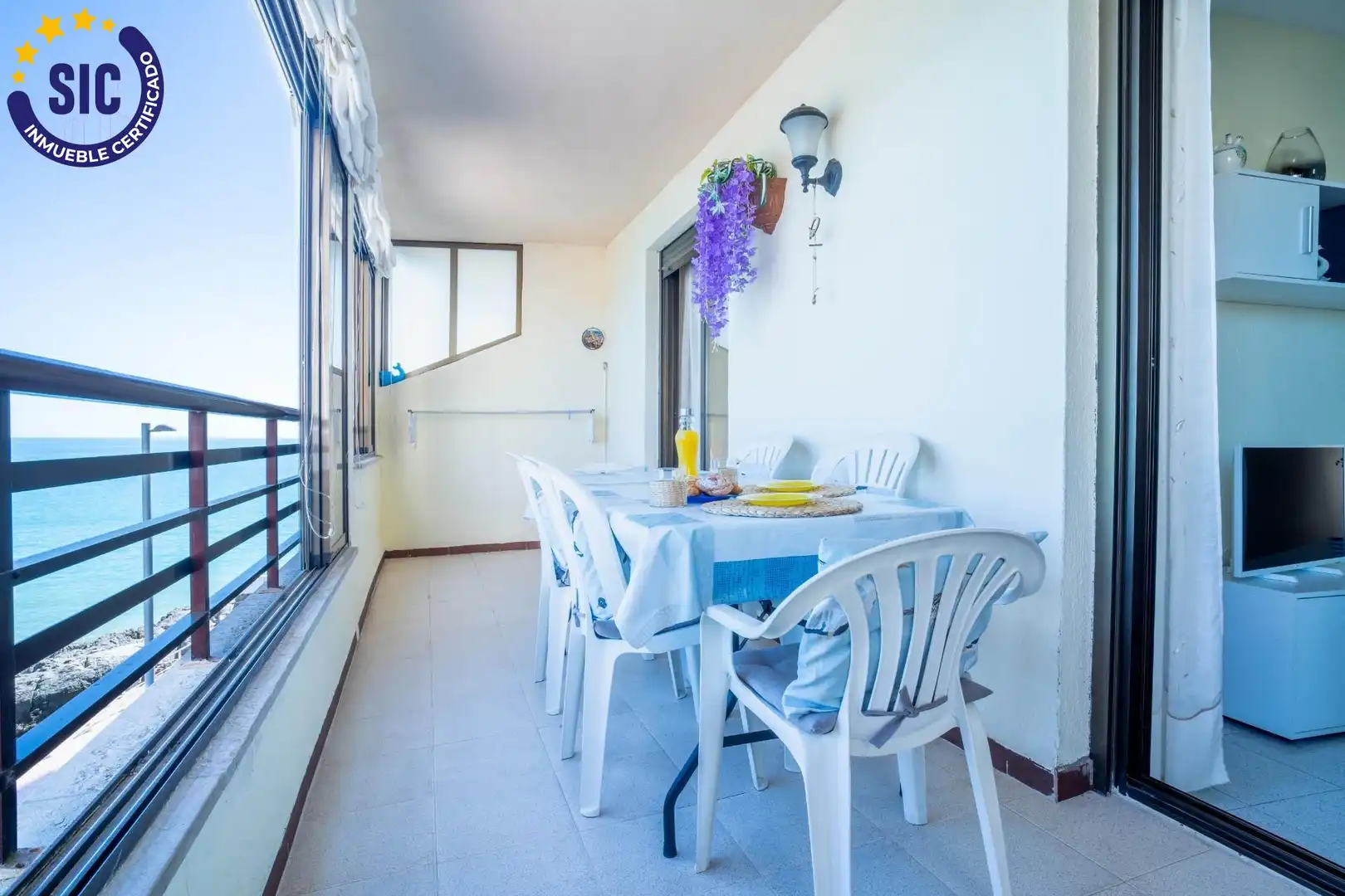 Terrassa de Apartament en venda en Oropesa del Mar / Orpesa amb Terrassa, Traster i Moblat