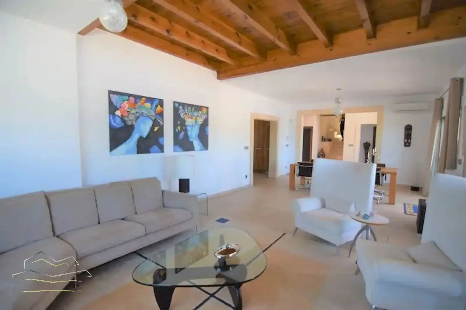 Sala d'estar de Casa o xalet en venda en Jávea / Xàbia amb Aire condicionat, Calefacció i Jardí privat