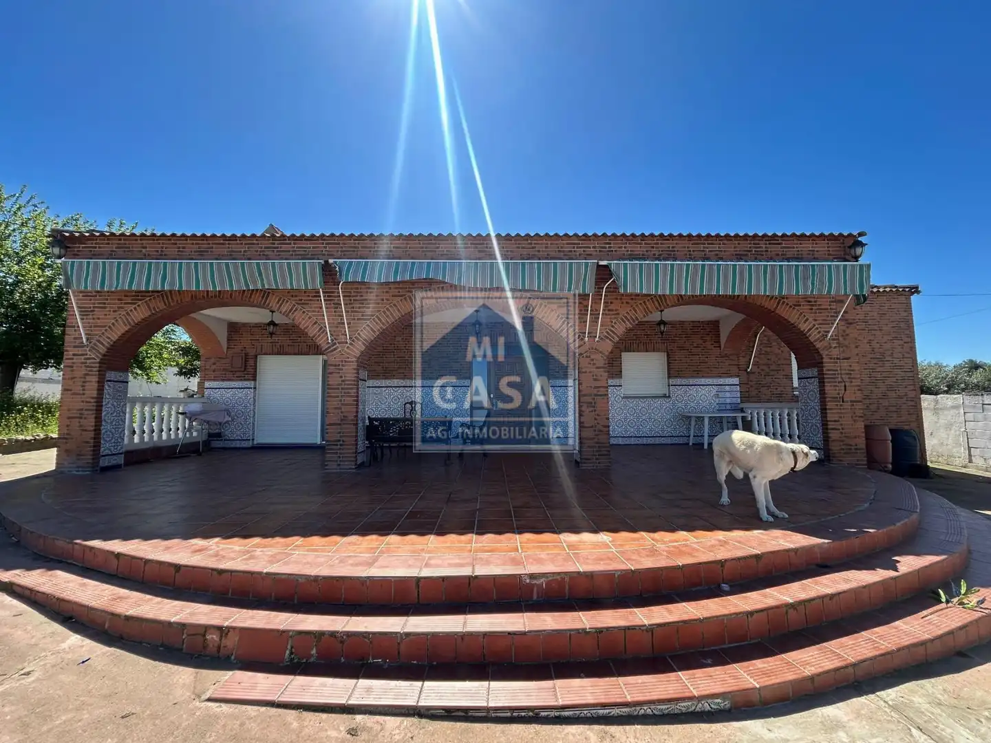 Vista exterior de Casa o chalet en venta en Mérida con Piscina y Amueblado