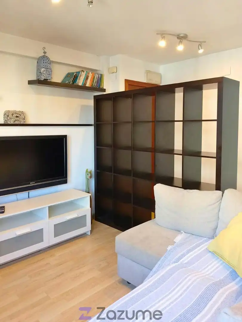 Wohnzimmer von Wohnung zur Miete in Sevilla mit Klimaanlage, Heizung und Möbliert