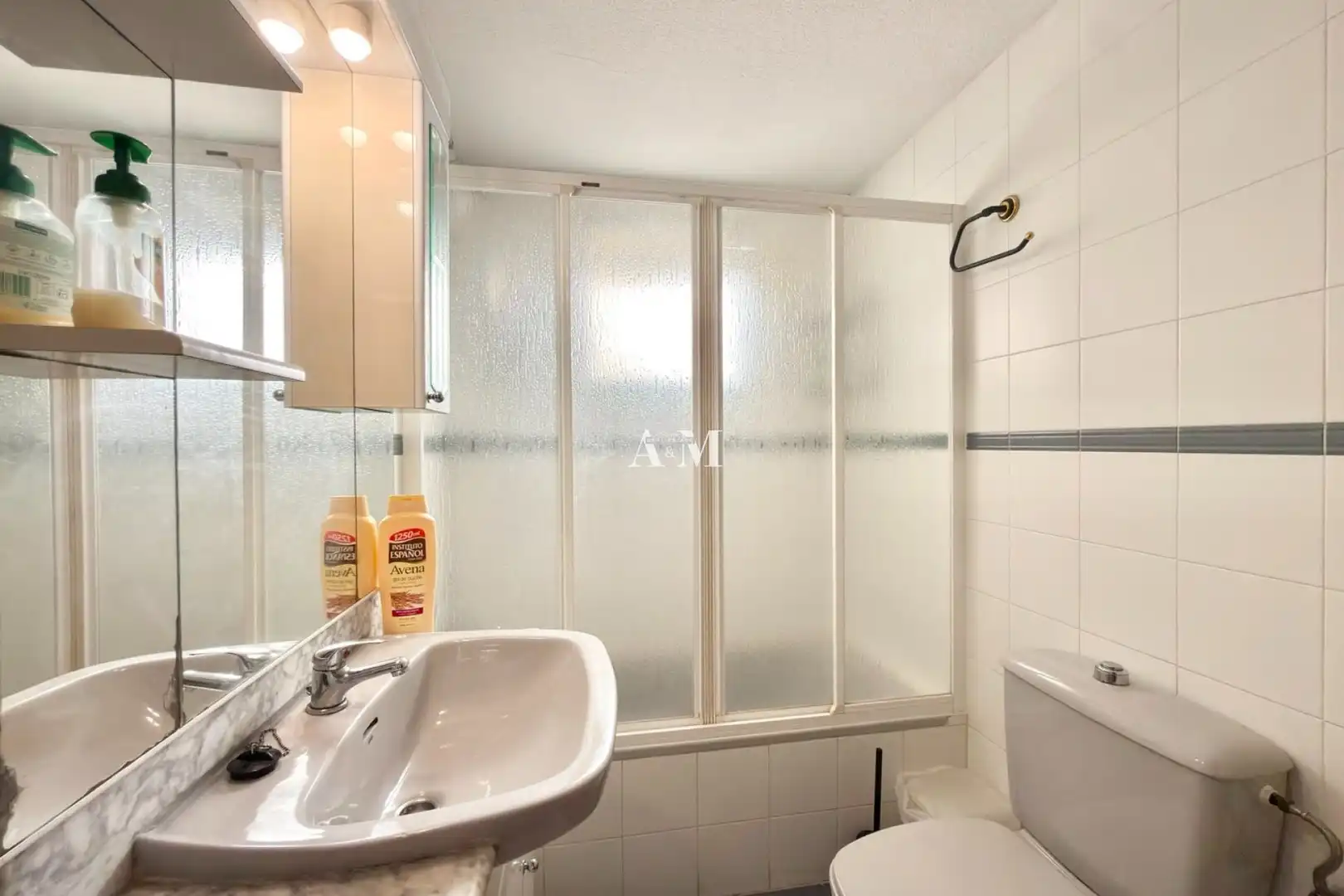 Bathroom of Flat for rent in Torrevieja  with Terrace, Furnished and Washing machine