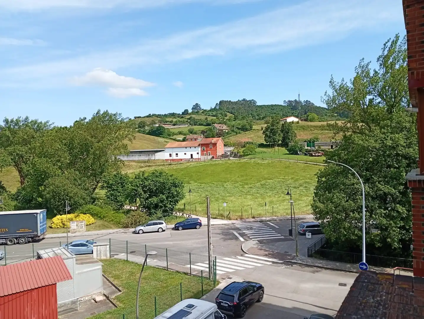 Vista exterior de Piso en venta en Gijón  con Calefacción, Parquet y Terraza