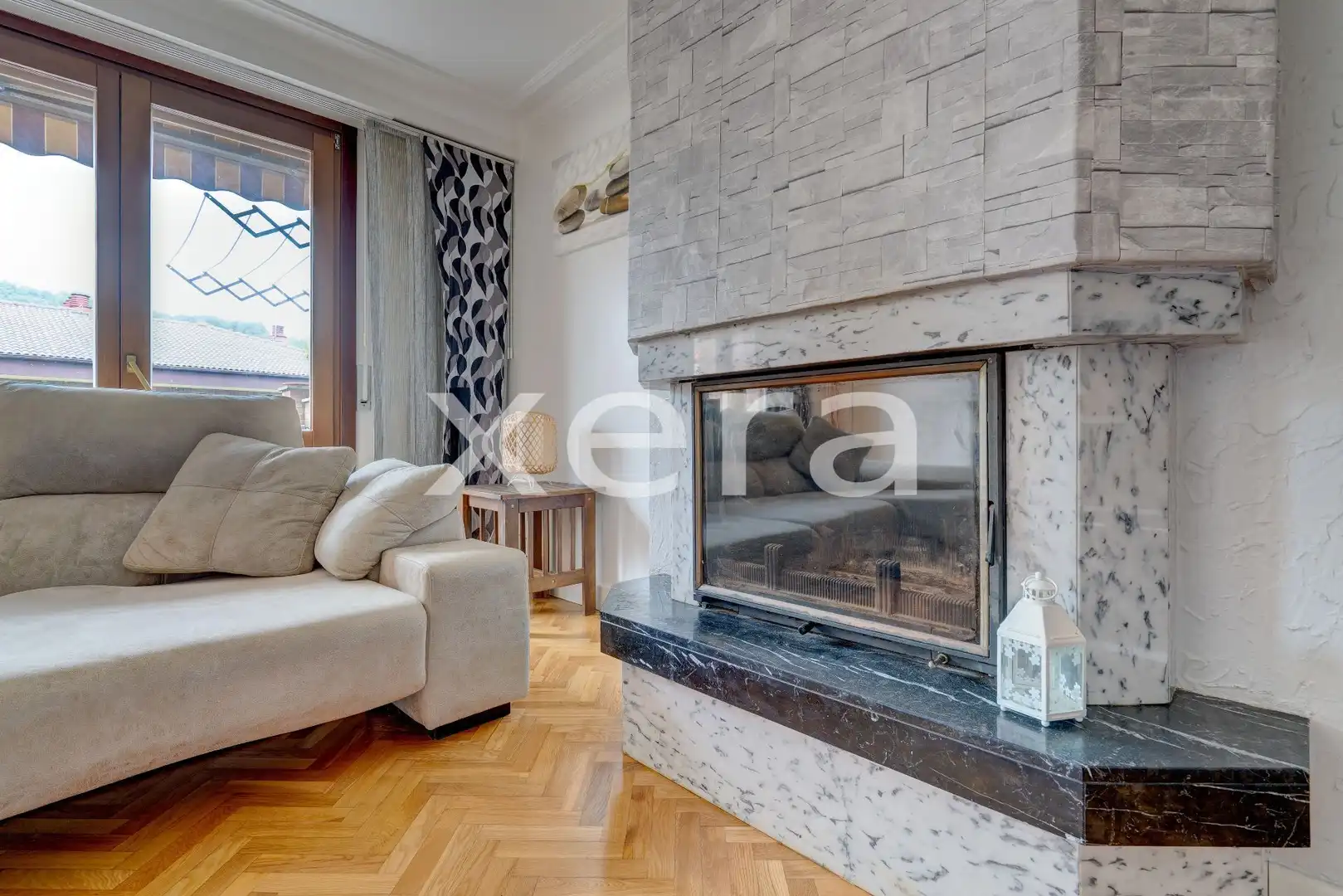 Sala de estar de Casa adosada en venta en Urnieta con Calefacción, Terraza y Trastero