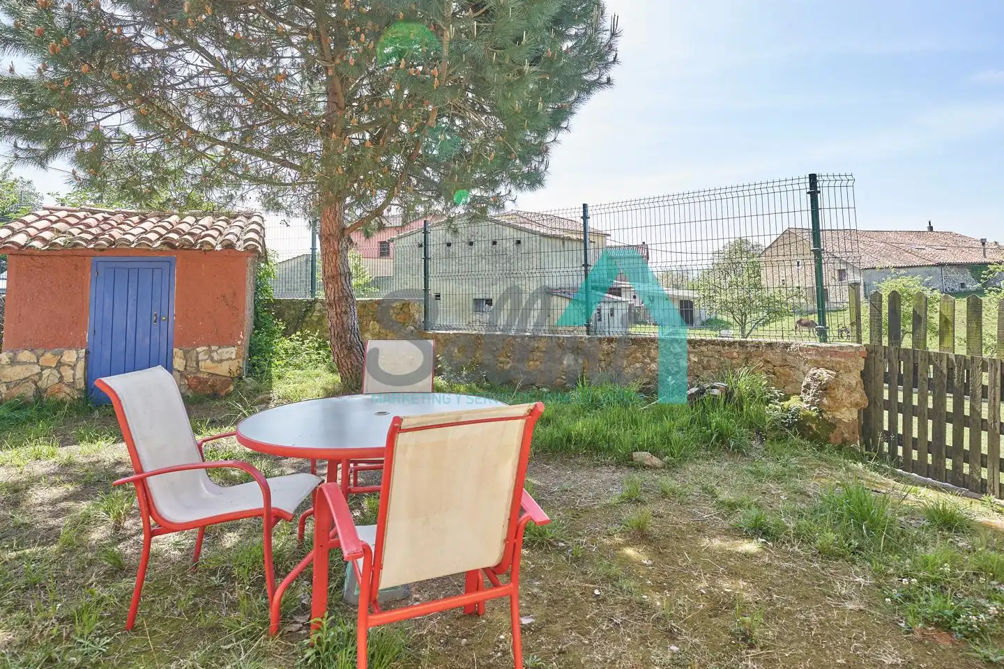 Jardín de Casa o chalet en venta en Siero con Calefacción, Jardín privado y Parquet