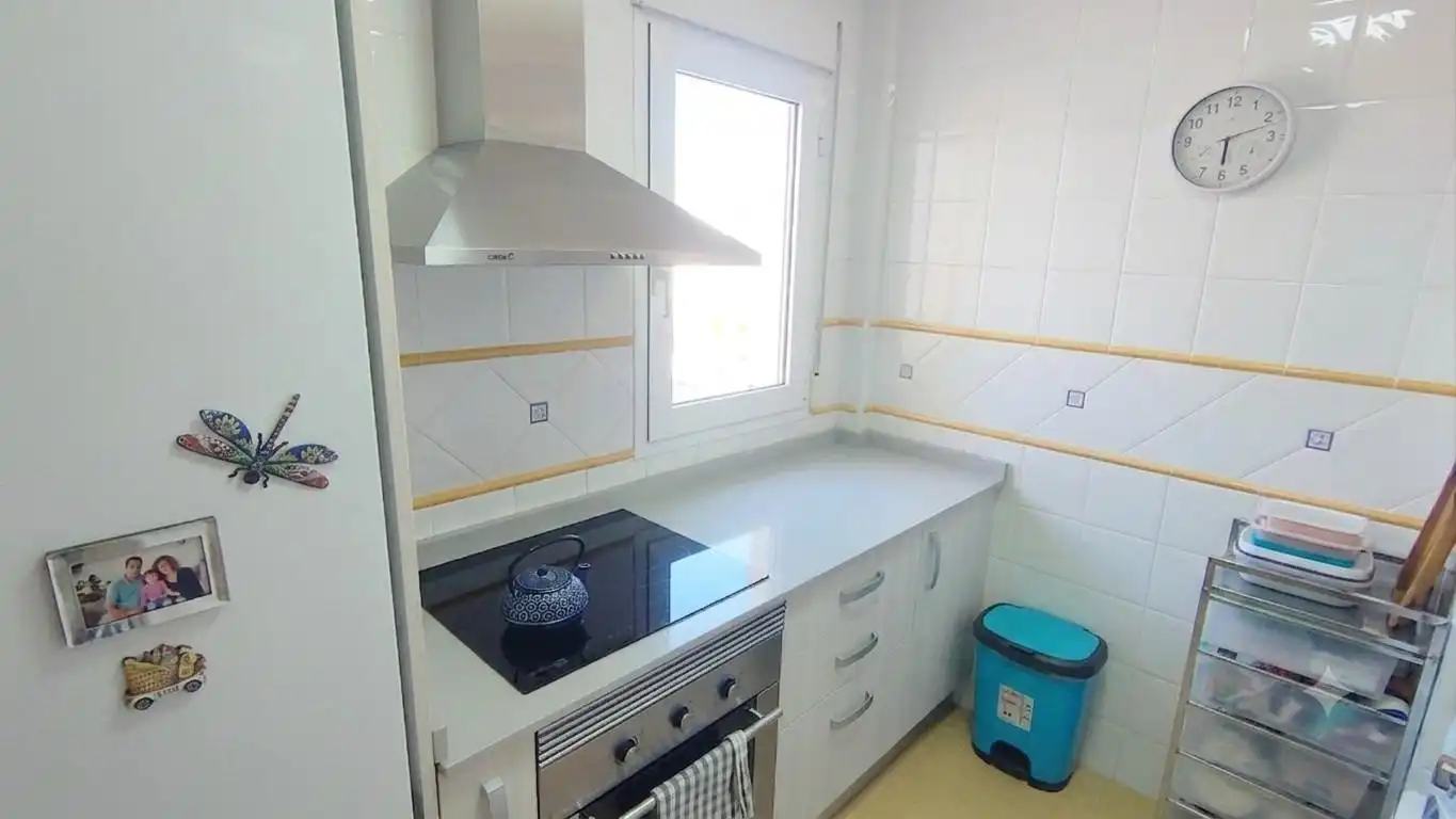 Cocina de Apartamento en venta en Pulpí con Aire acondicionado, Terraza y Amueblado