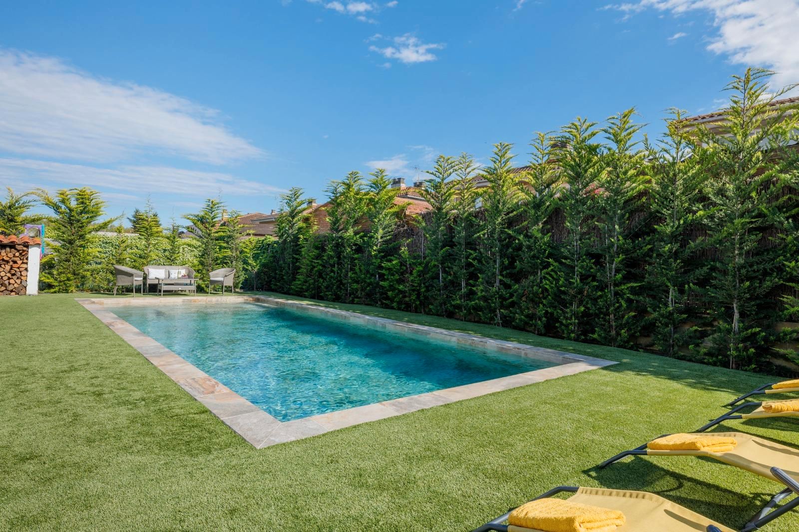 Swimming pool of Single-family semi-detached for sale in Tordera  with Air Conditioner, Heating and Private garden