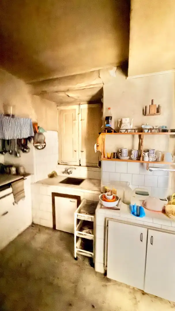 Cuina de Finca rústica en venda en Fene amb Parquet i Traster