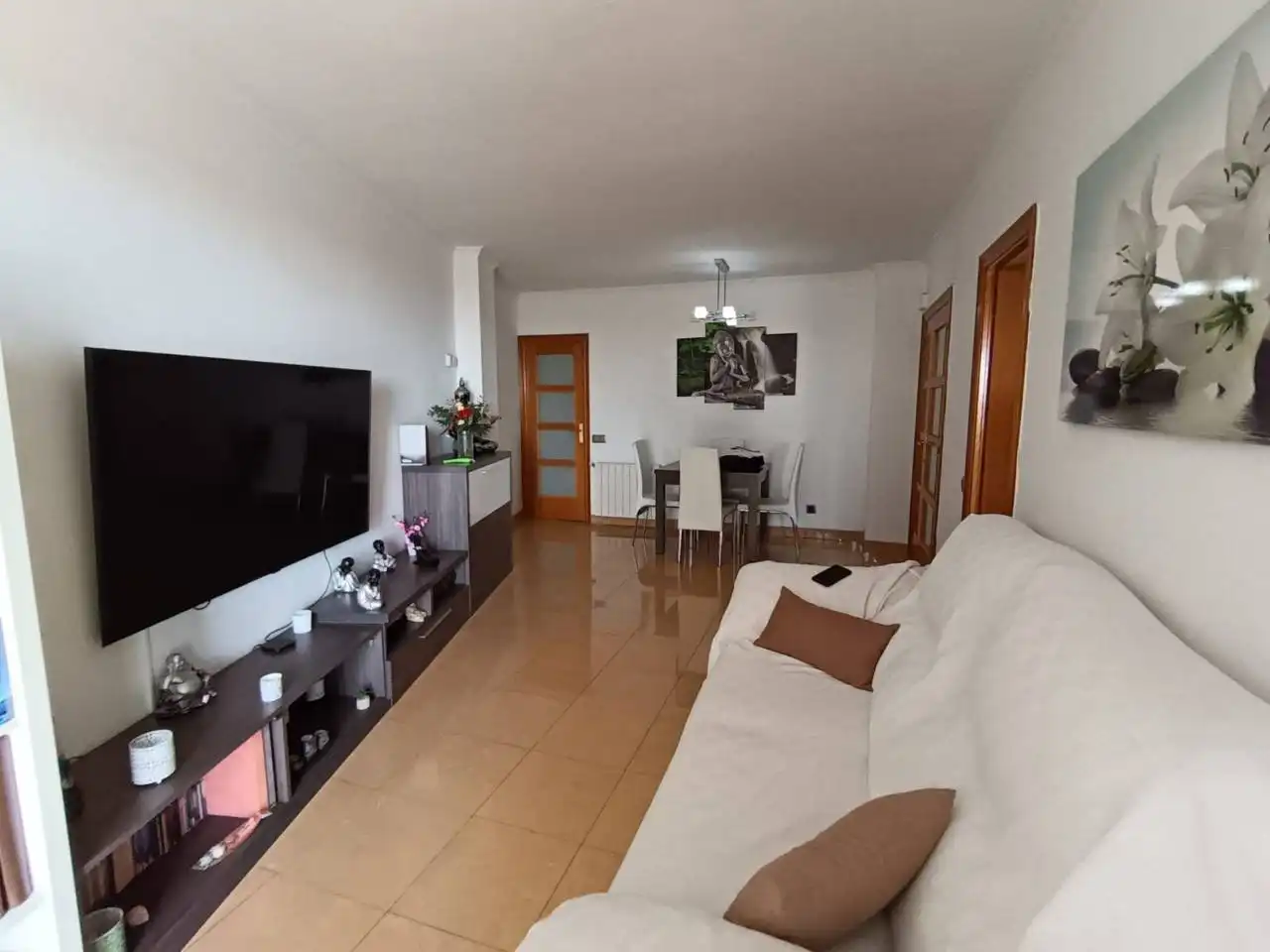 Sala de estar de Piso en venta en Esplugues de Llobregat con Terraza y Balcón